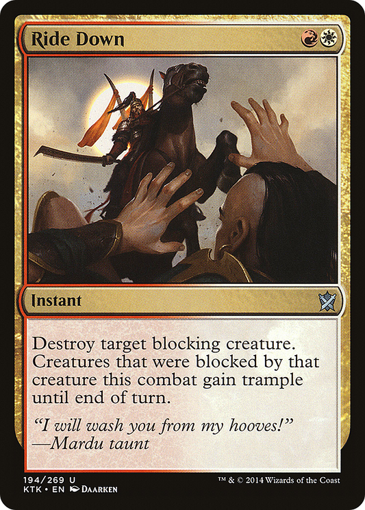 Ride Down (KTK-194) (Foil)