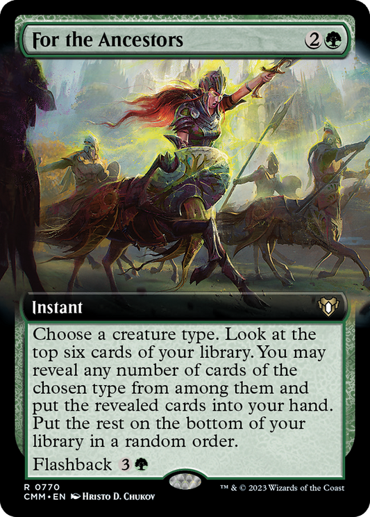 For the Ancestors (CMM-770) (Extended Art) (Foil)
