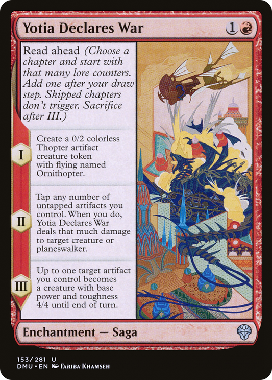 Yotia Declares War (DMU-153) (Foil)