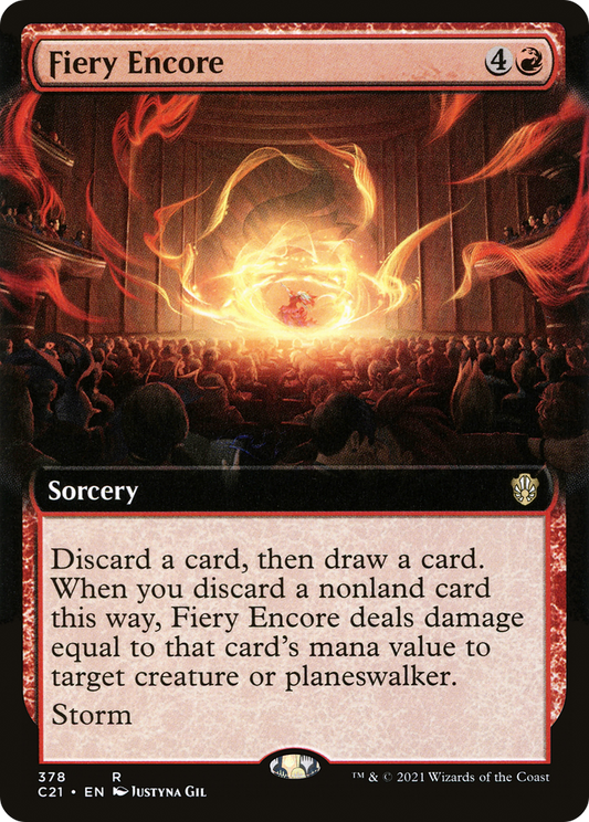 Fiery Encore (C21-378) (Extended Art)