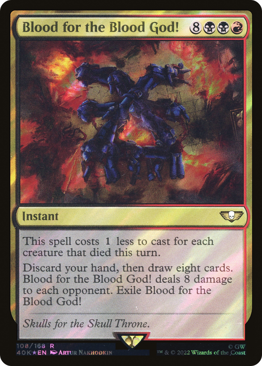 Blood for the Blood God! (40K-108★) (Surge Foil)