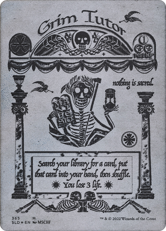 Grim Tutor (SLD-365) (Borderless) (Foil)