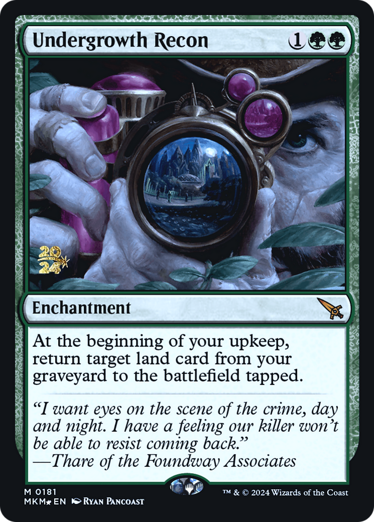 Undergrowth Recon (PRE-181S) (Foil)