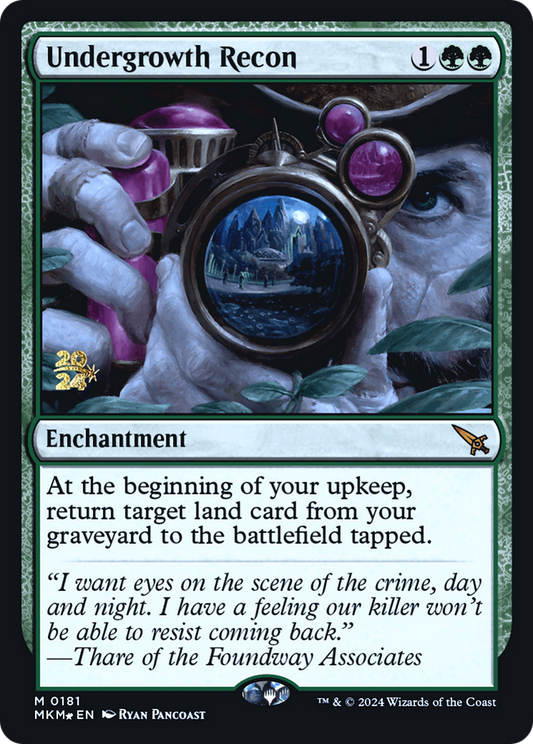 Undergrowth Recon (PRE-181S) (Foil)