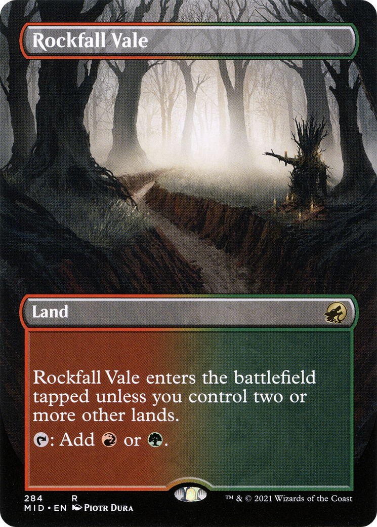 Rockfall Vale (MID-284) (Borderless) (Foil)