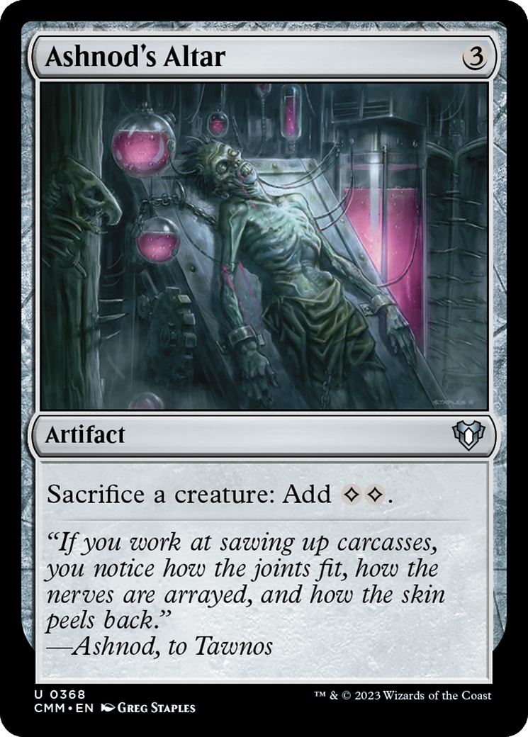 Ashnod's Altar (CMM-368) (Foil)