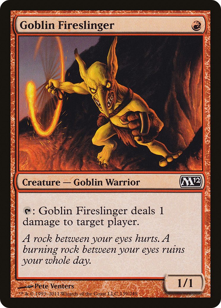 Goblin Fireslinger (M12-139) (Foil)