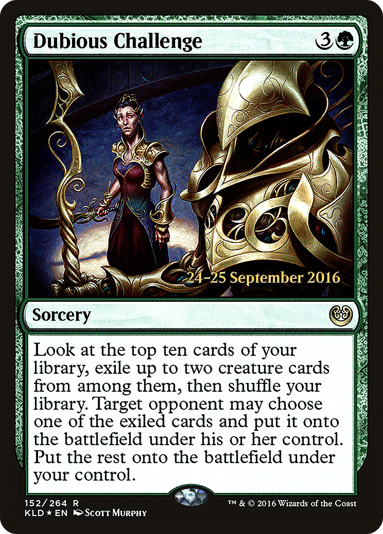 Dubious Challenge (PRE-152S) (Foil)