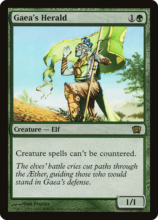 Gaea's Herald (8ED-252★) (Foil)