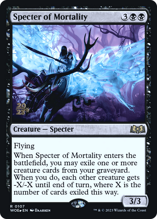 Specter of Mortality (PRE-107S) (Foil)