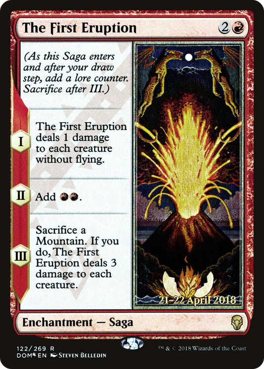 The First Eruption (PRE-122S) (Foil)