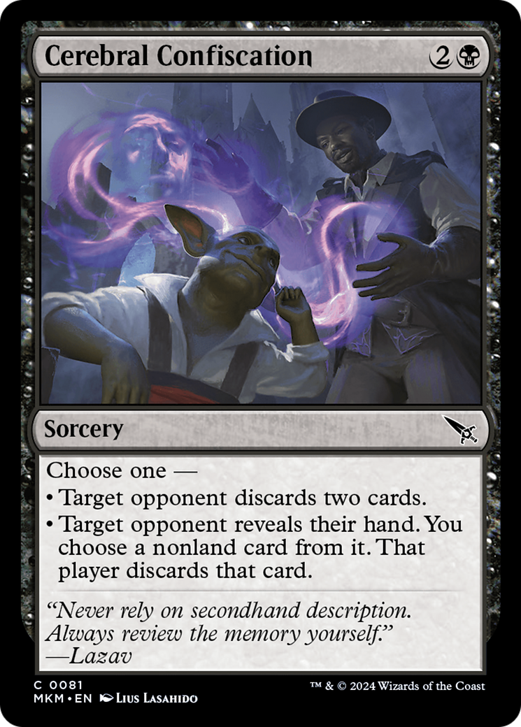 Cerebral Confiscation (MKM-081) (Foil)