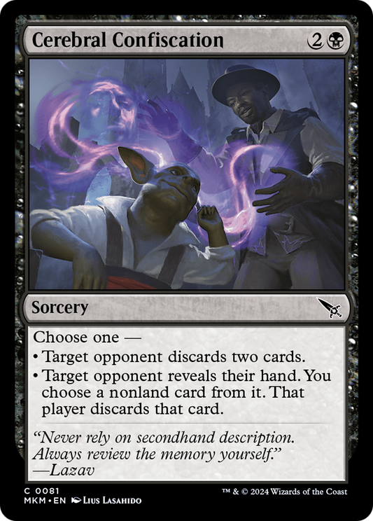 Cerebral Confiscation (MKM-081) (Foil)