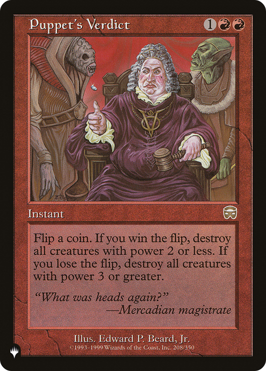 Puppet's Verdict (LIST-MMQ-208)