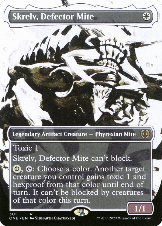 Skrelv, Defector Mite (ONE-301) (Showcase) (Borderless) (Foil)