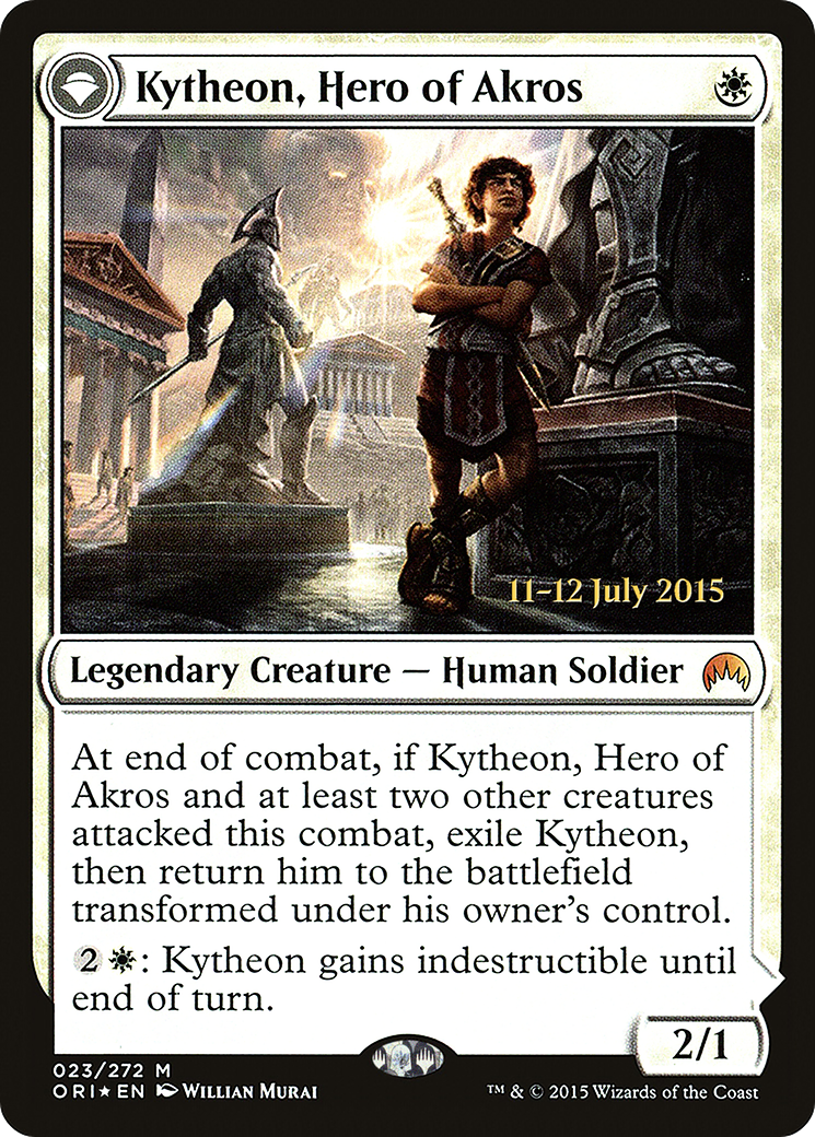 Kytheon, Hero of Akros // Gideon, Battle-Forged (PRE-23S) (Foil)