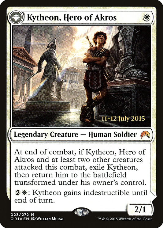 Kytheon, Hero of Akros // Gideon, Battle-Forged (PRE-23S) (Foil)