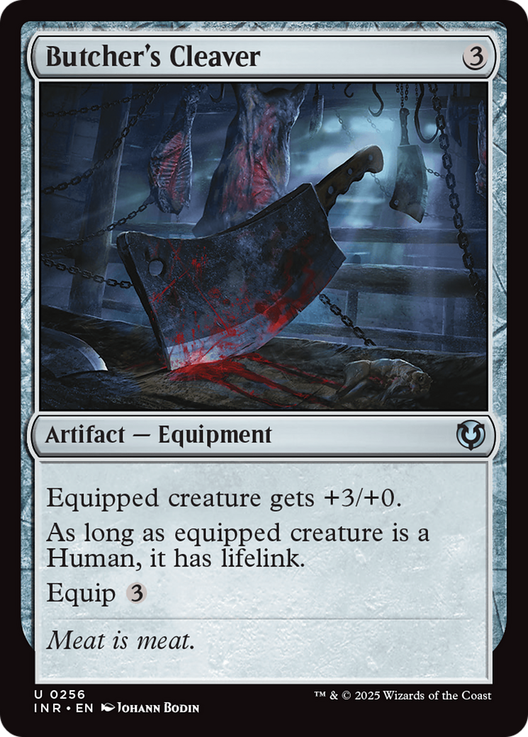 Butcher's Cleaver (INR-256) (Foil)