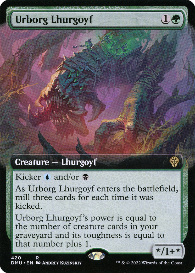 Urborg Lhurgoyf (DMU-420) (Extended Art)