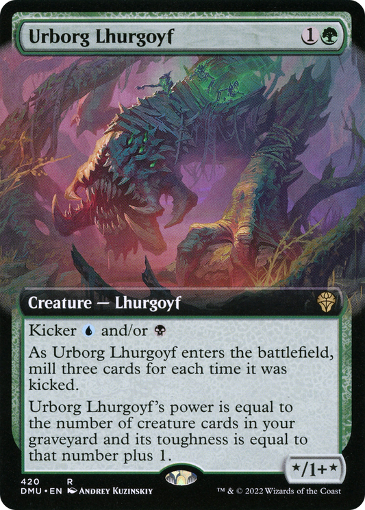 Urborg Lhurgoyf (DMU-420) (Extended Art) (Foil)