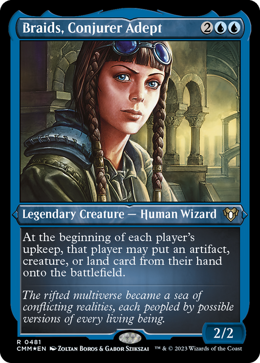 Braids, Conjurer Adept (CMM-481) (Etched Foil)