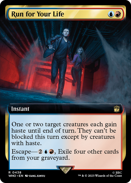 Run for Your Life (WHO-438) (Extended Art) (Foil)