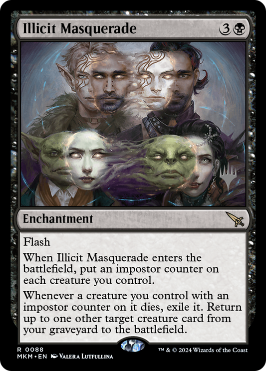 Illicit Masquerade (PPMKM-88P) (Foil)