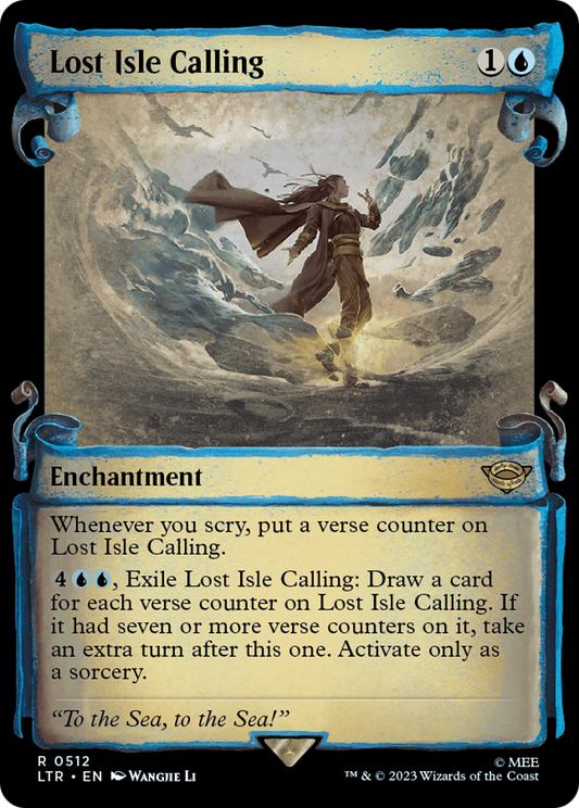 Lost Isle Calling (LTR-512) (Showcase) (Scroll) (Foil)