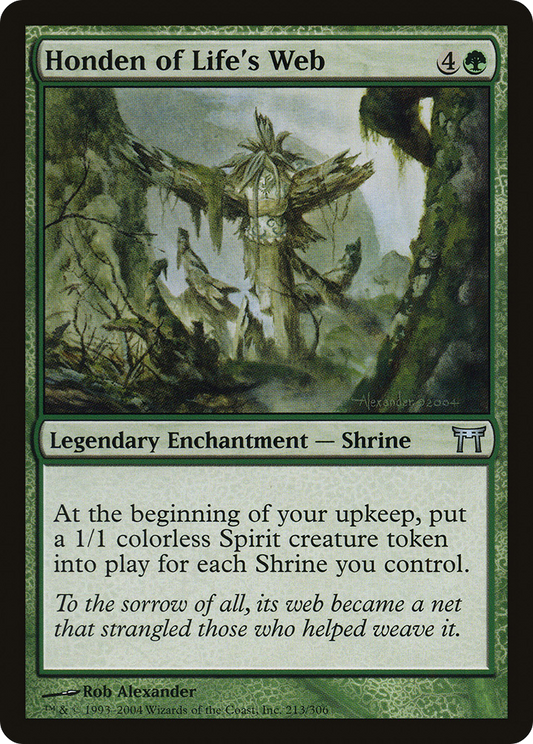 Honden of Life's Web (CHK-213) (Foil)