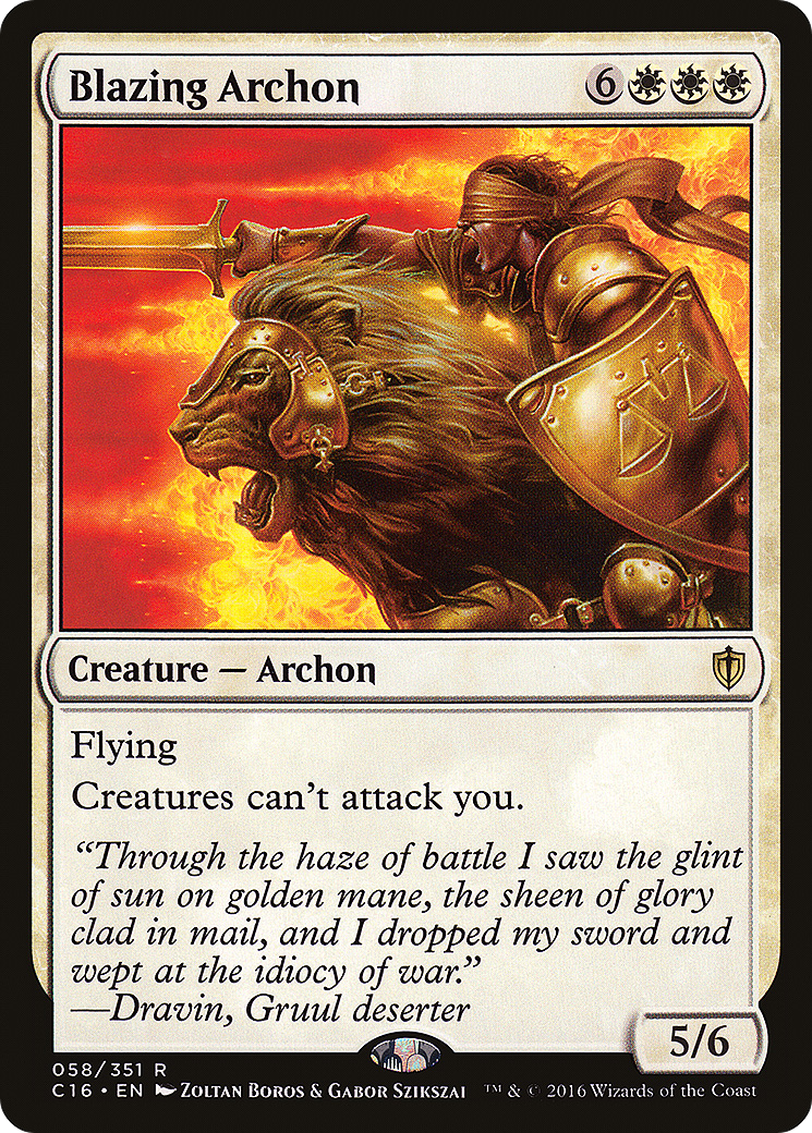 Blazing Archon (C16-058)