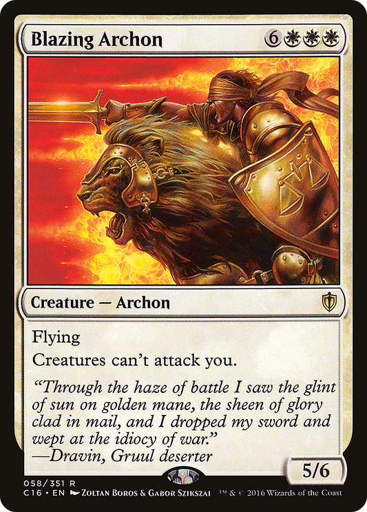 Blazing Archon (C16-058)
