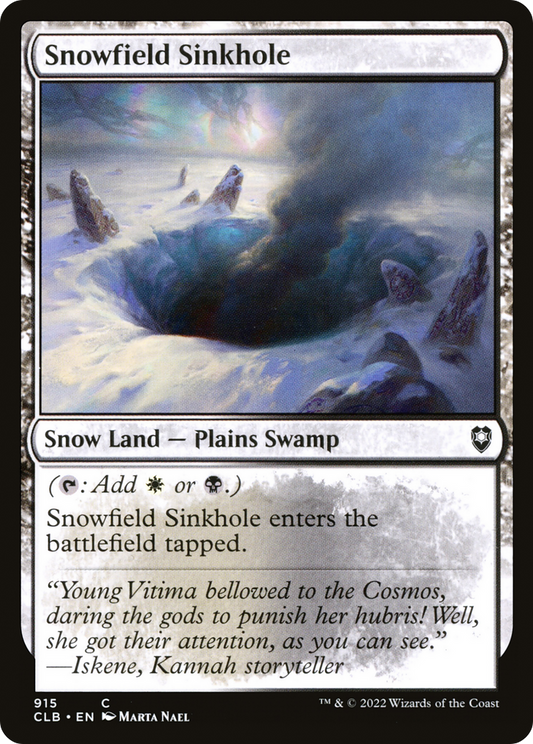 Snowfield Sinkhole (CLB-915)