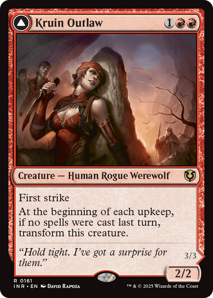 Kruin Outlaw // Terror of Kruin Pass (INR-161) (Foil)