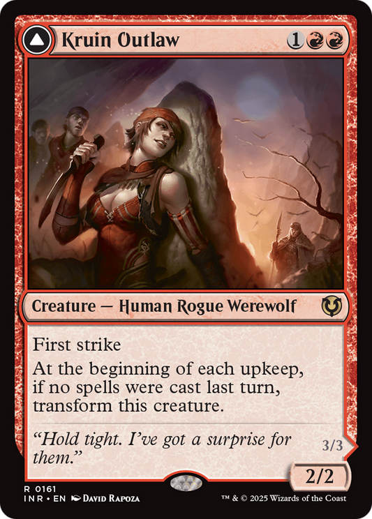 Kruin Outlaw // Terror of Kruin Pass (INR-161) (Foil)