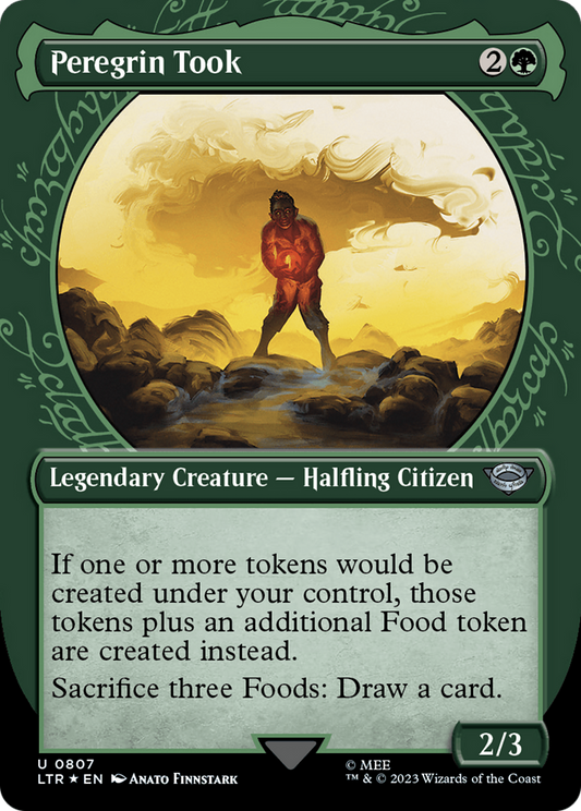 Peregrin Took (LTR-807) (Showcase) (Borderless) (Surge Foil)