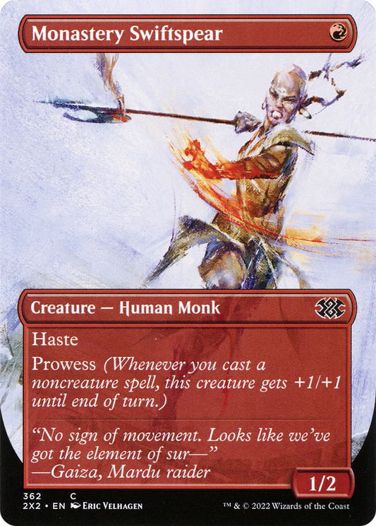 Monastery Swiftspear (2X2-362) (Borderless)