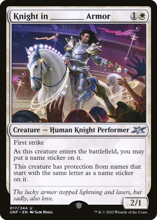 Knight in _____ Armor (UNF-017)