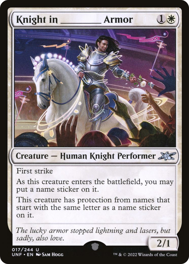 Knight in _____ Armor (UNF-017) (Foil)