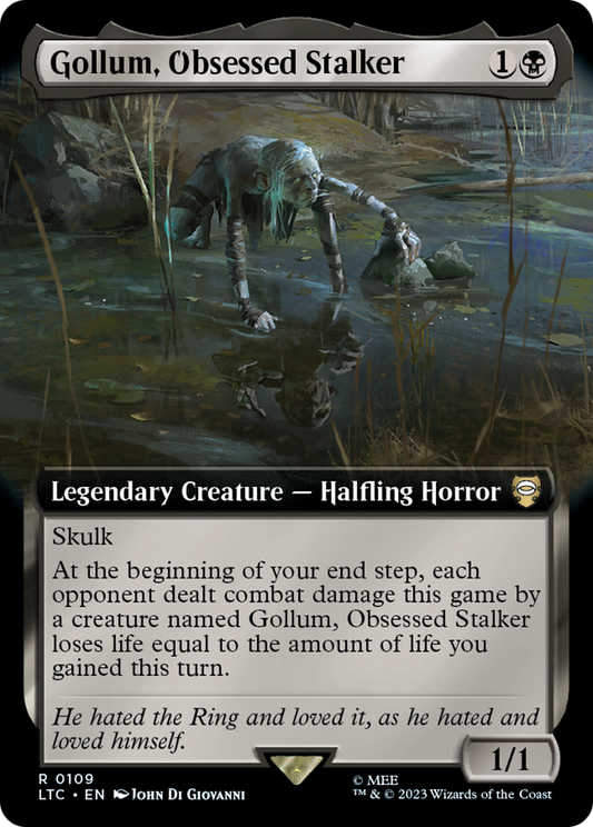 Gollum, Obsessed Stalker (LTC-109) (Extended Art)