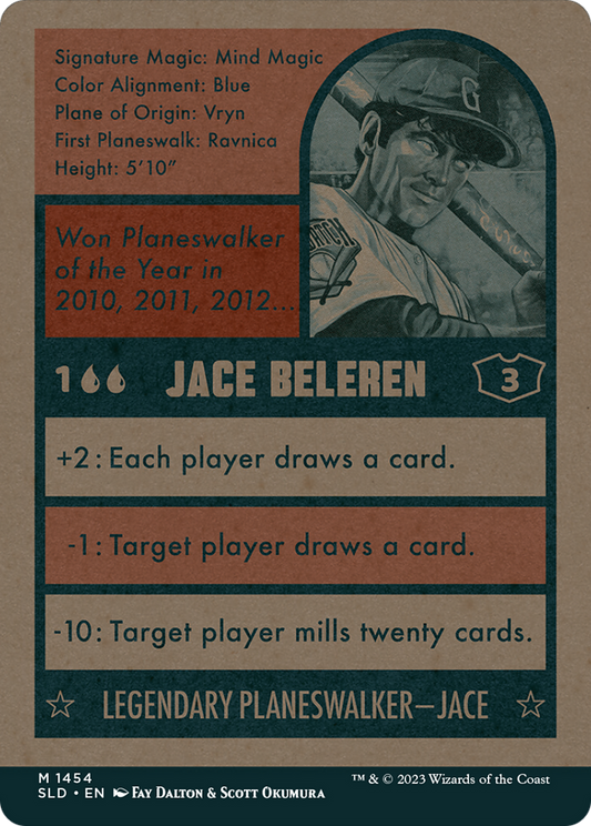 Jace Beleren // Jace Beleren (SLD-1454) (Full Art) (Borderless) (Foil)