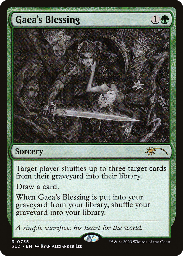 Gaea's Blessing (SLD-735) (Foil)
