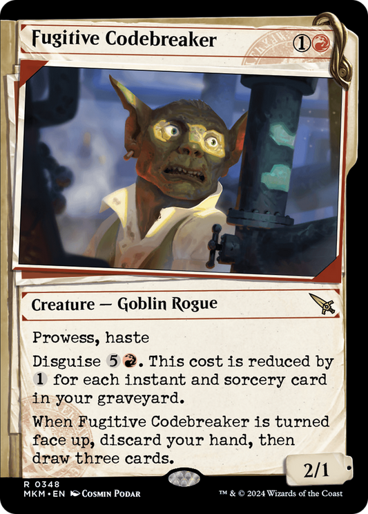 Fugitive Codebreaker (MKM-348) (Showcase) (Foil)