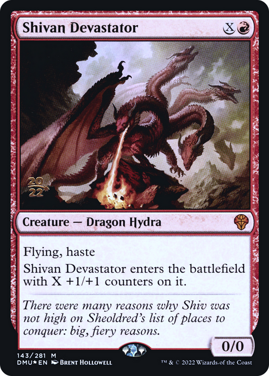 Shivan Devastator (PRE-143S) (Foil)