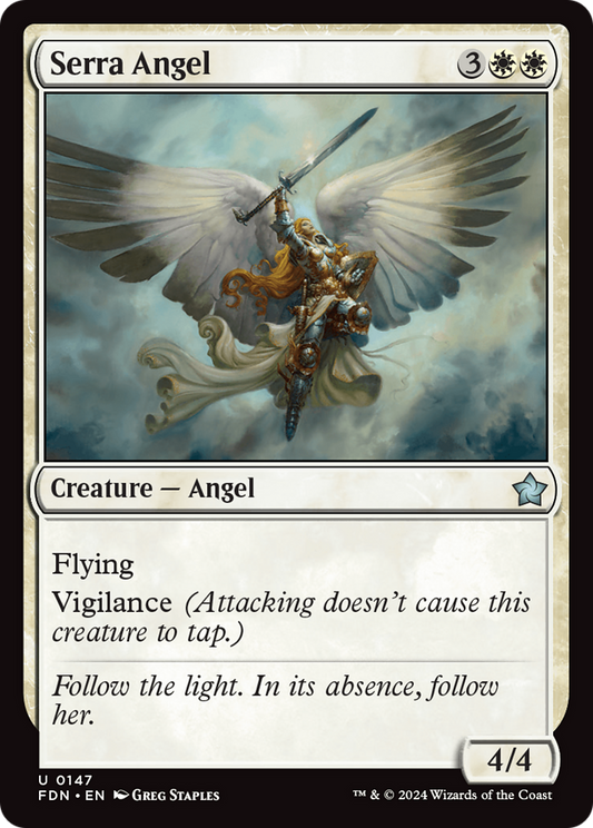 Serra Angel (FDN-147) (Foil)