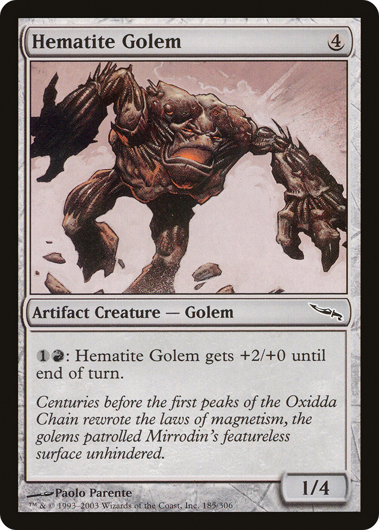 Hematite Golem (MRD-185) (Foil)