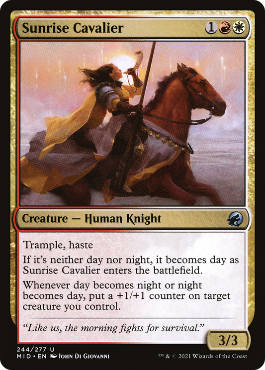 Sunrise Cavalier (MID-244) (Foil)