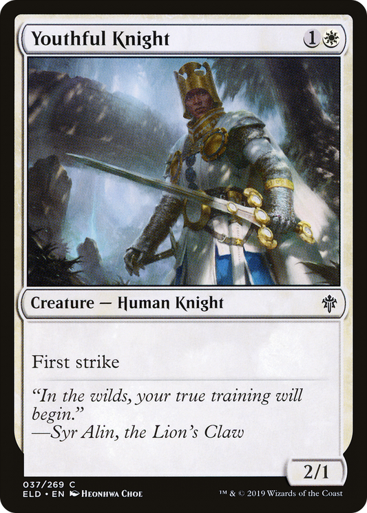 Youthful Knight (ELD-037) (Foil)