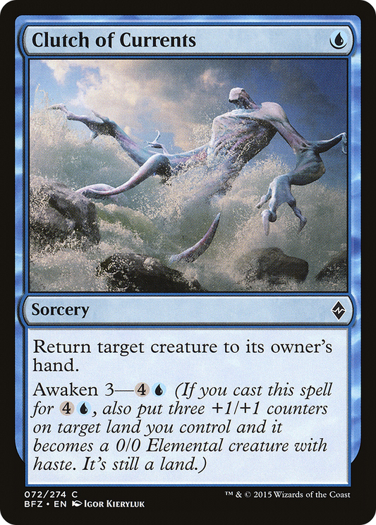 Clutch of Currents (BFZ-072) (Foil)