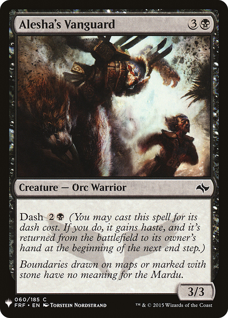 Alesha's Vanguard (LIST-FRF-60)