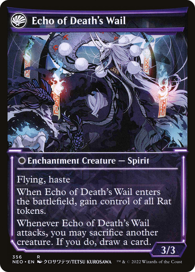 Tribute to Horobi // Echo of Death's Wail (NEO-356) (Showcase)